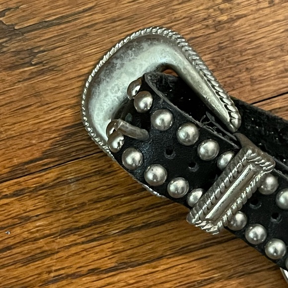 Studded boot strap belt harness studs black I’m pretty sure it’s leather - Picture 6 of 10